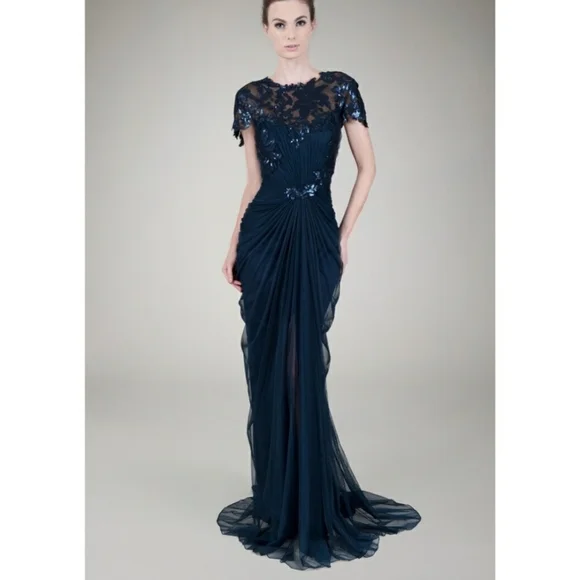 tadashi shoji blue dress Tadashi Shoji CDM24020L main image 0